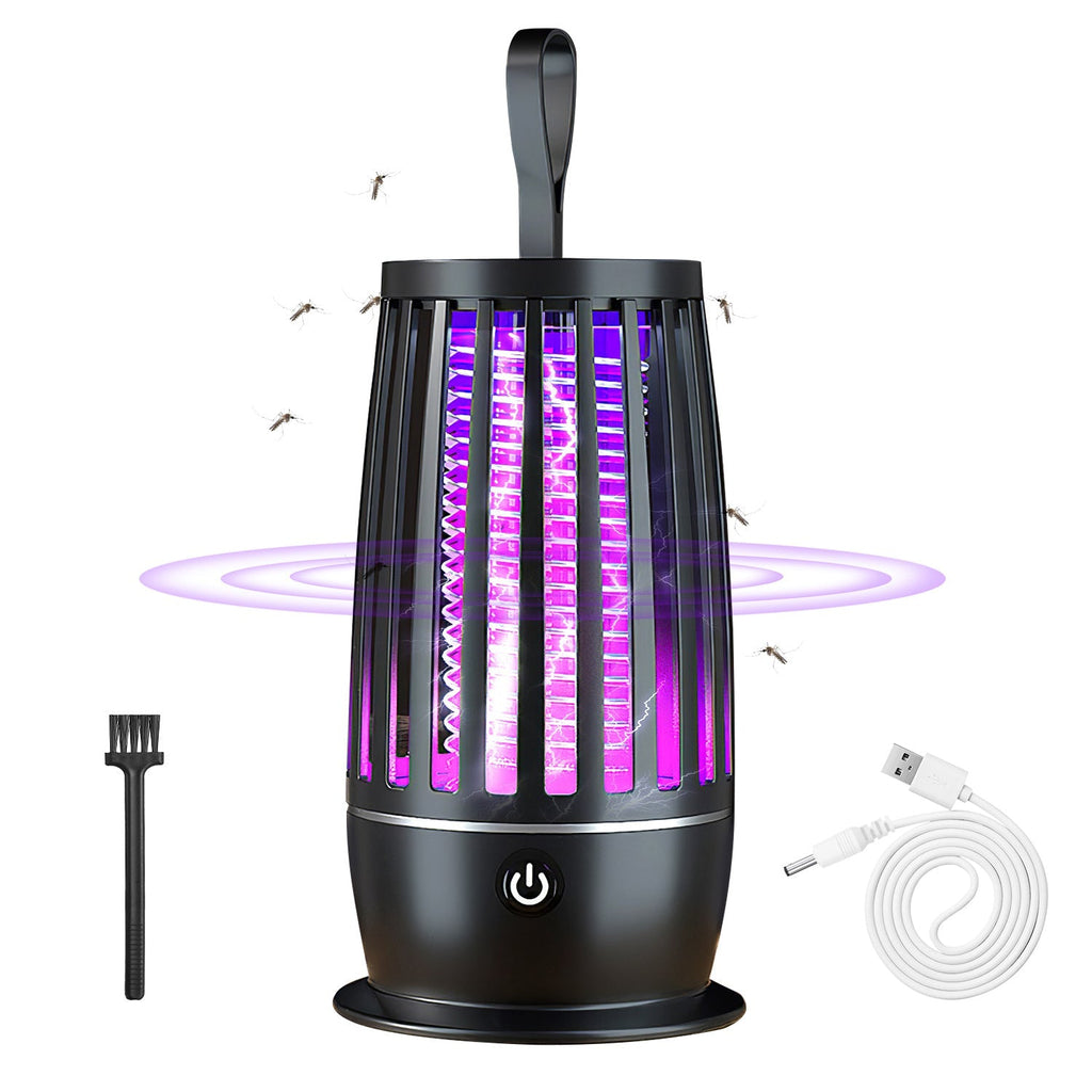 Rechargeable Mosquito Killer Lamp Bug Zapper with Night Light Strap Mosquito Catcher with Max 1615Square Feet Range UV Light for Indoor Outdoor