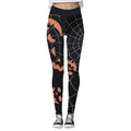Halloween Women's Yoga Pants Pumpkin Skull