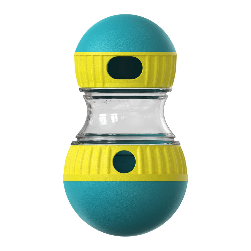 Dog Treat Dispensing Puzzle Toy – Slow Feeder Tumbler Ball | Adjustable Difficulty