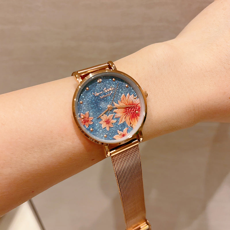 Van Gogh Sunflower Quartz Watch