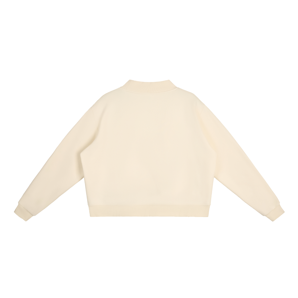 Loki & Ivy Essential Women's Fleece Mock-Neck Crew Sweatshirt