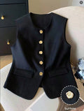 Womens Fashionable Relaxed-fit Niche-style Vest