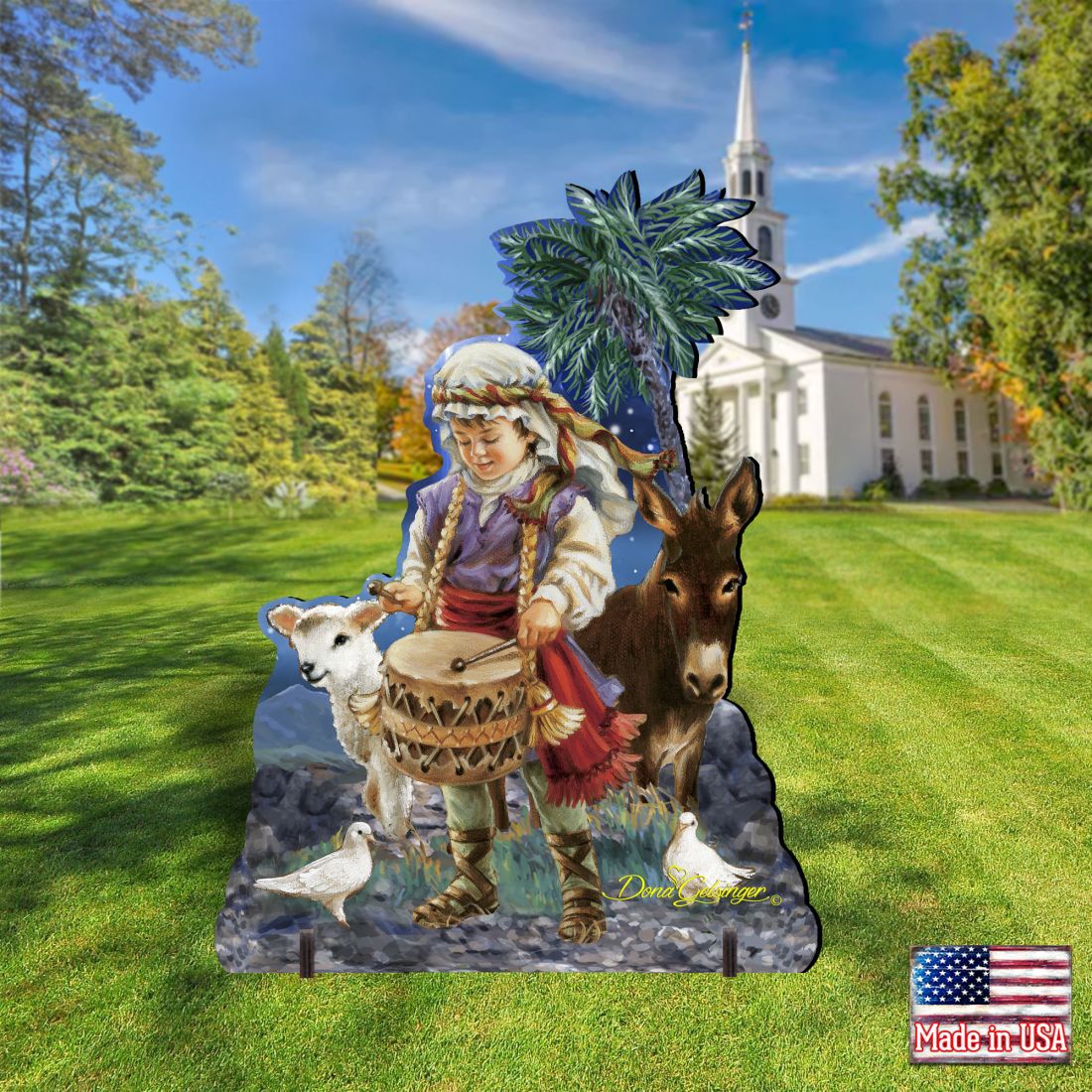 Little Drummer Boy Nativity Outdoor Decor by D. Gelsinger - Nativity Holiday Decor - 8461043F-9720