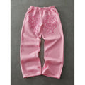 Mens Niche Design-forward Loose-fitting Straight-leg Versatile Pants