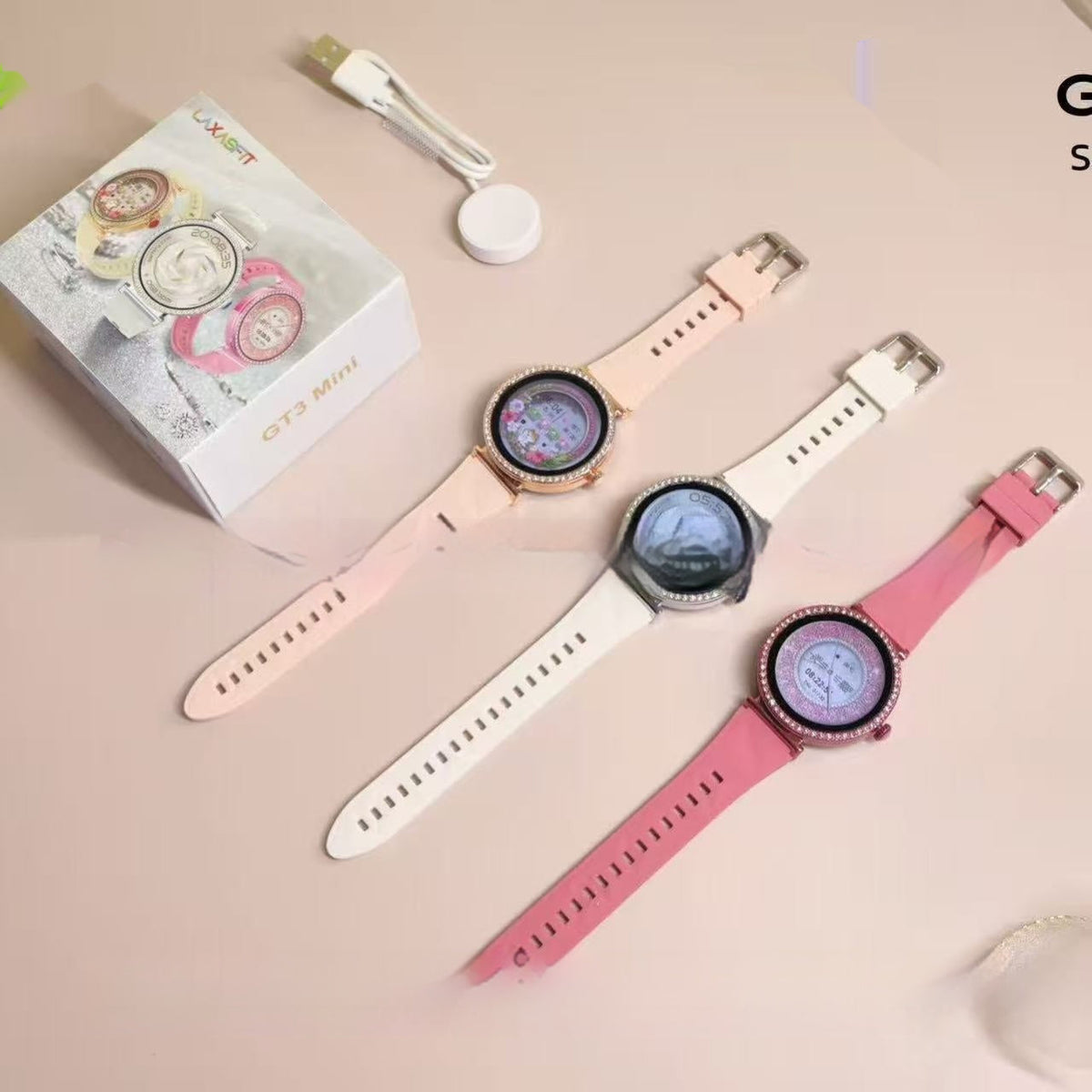 Fashionable High-definition Smartwatch With Diamonds