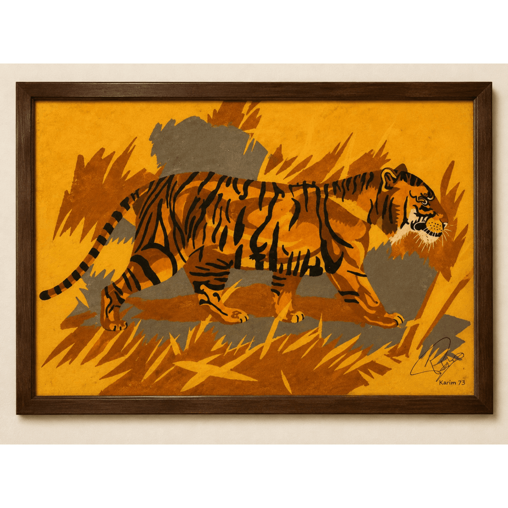 PimsArt Majestic Tiger Illustration Mug From Original Painting