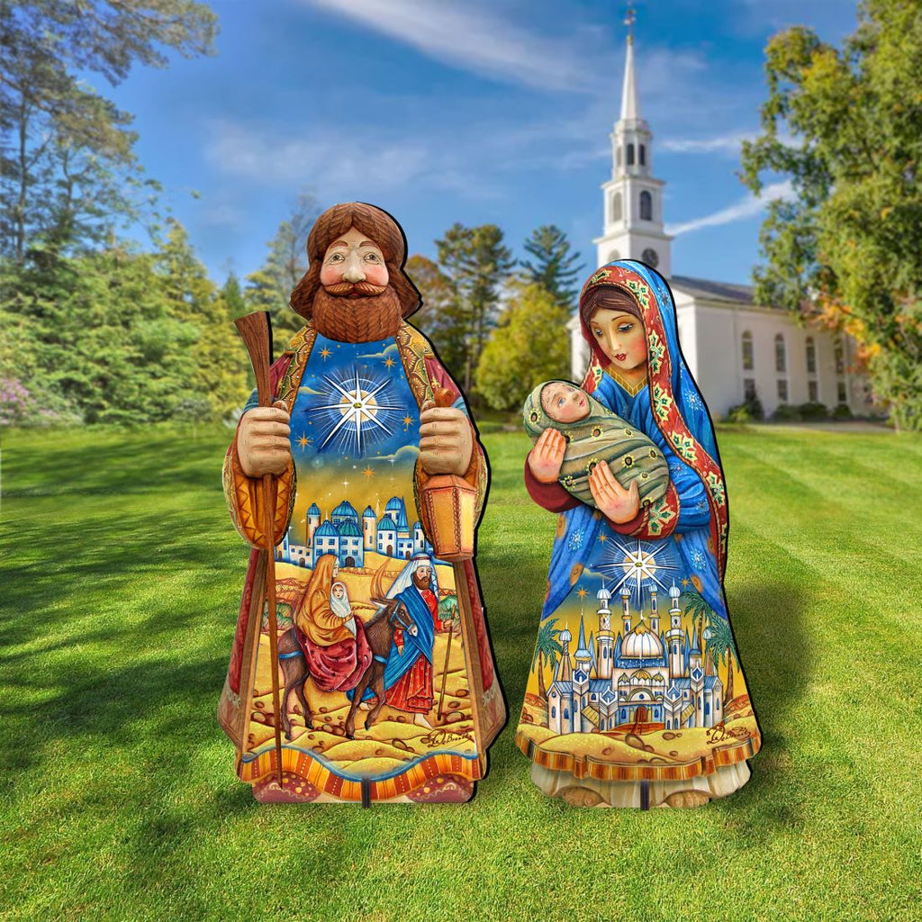 Night at Bethlehem Outdoor Nativity Set  by G. DeBrekht - Nativity Holiday Decor - 8152654F-S2