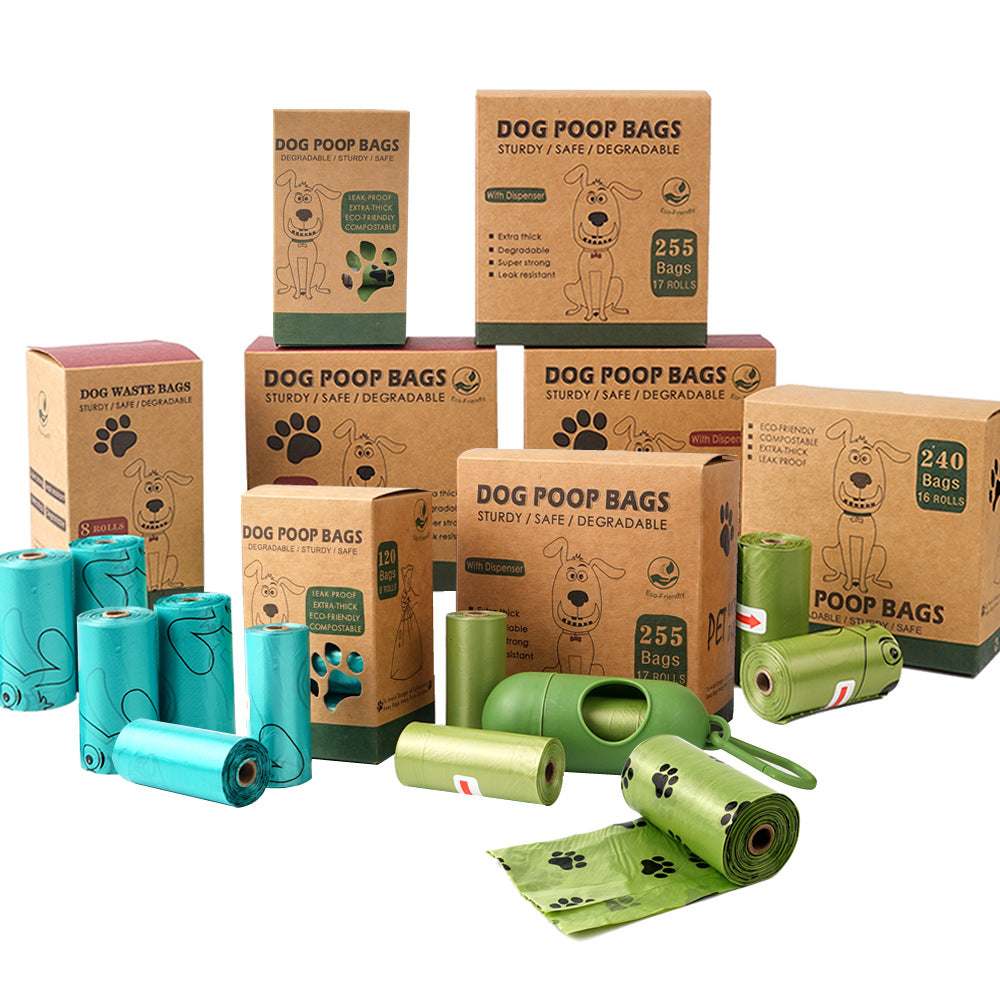 Biodegradable Dog Poop Bags — Thickened HDPE EPI Pet Waste Bags