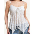 Womens Mesh Fitted Camisole Top