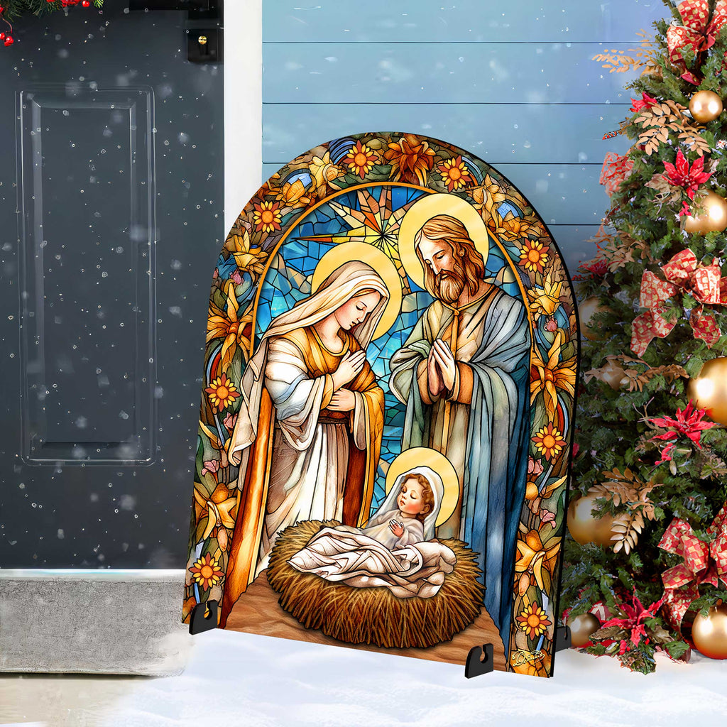 Classic Nativity Outdoor Decor Yard Decor by G. Debrekht - Nativity Holiday Decor - 863567F