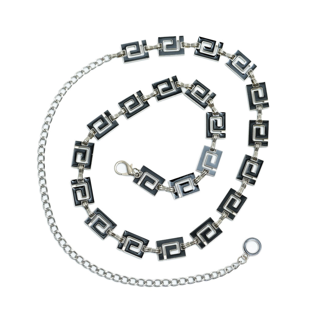 Womens New-style Fashionable Retro Versatile Metal Waist Chain Design