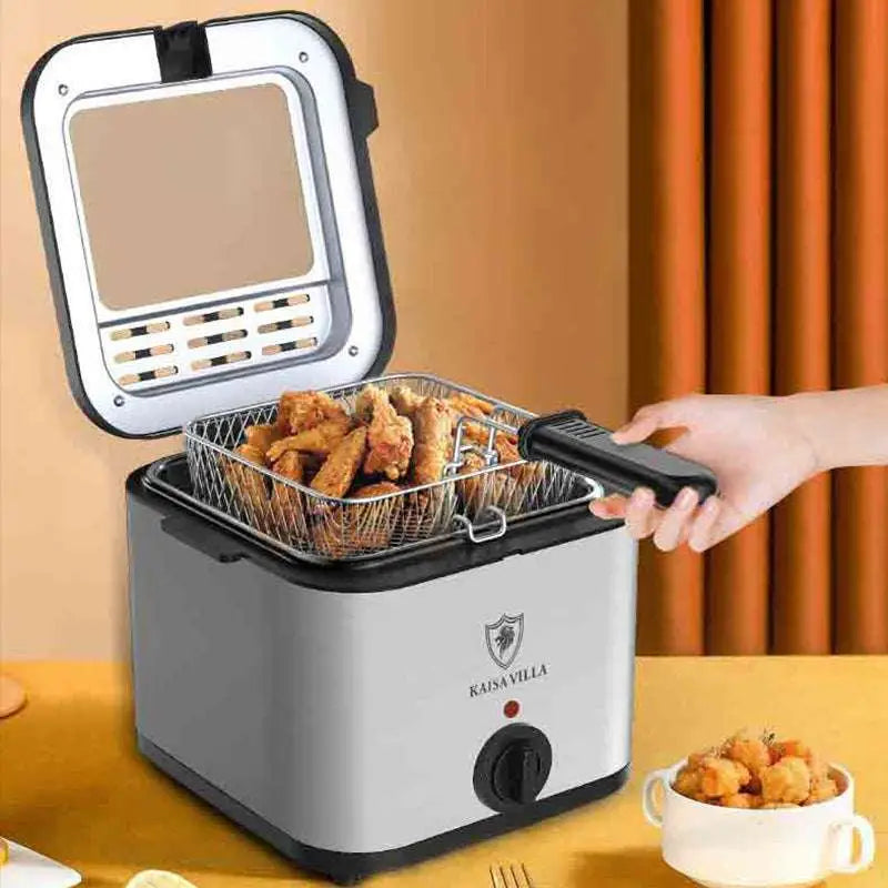 Electric Air Fryer with Transparent Lid for French Fries
