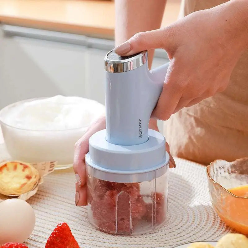 Electric Hand Whisk and Food Processor Set