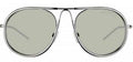 Emporio Armani 2034 3010/6G Grey Metal Mirror Sunglasses 54mm