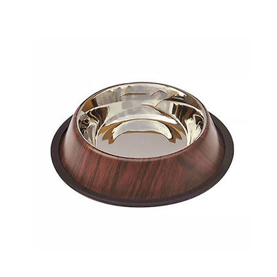 EuroDog Bamboo Pattern Pet Bowl for Food and Water 16 oz