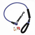 Eurodog Reflective Dog Leash for Safe Night Walks Purple 120cm