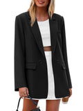 Casual Relaxed-fit Figure-flattering Versatile Commuter Blazer For Women