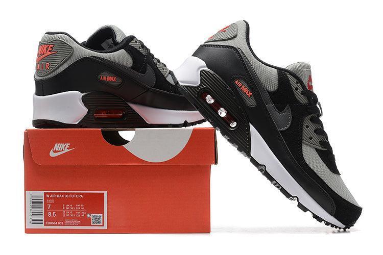 Nike Air Max 90 'Grey Black Red'