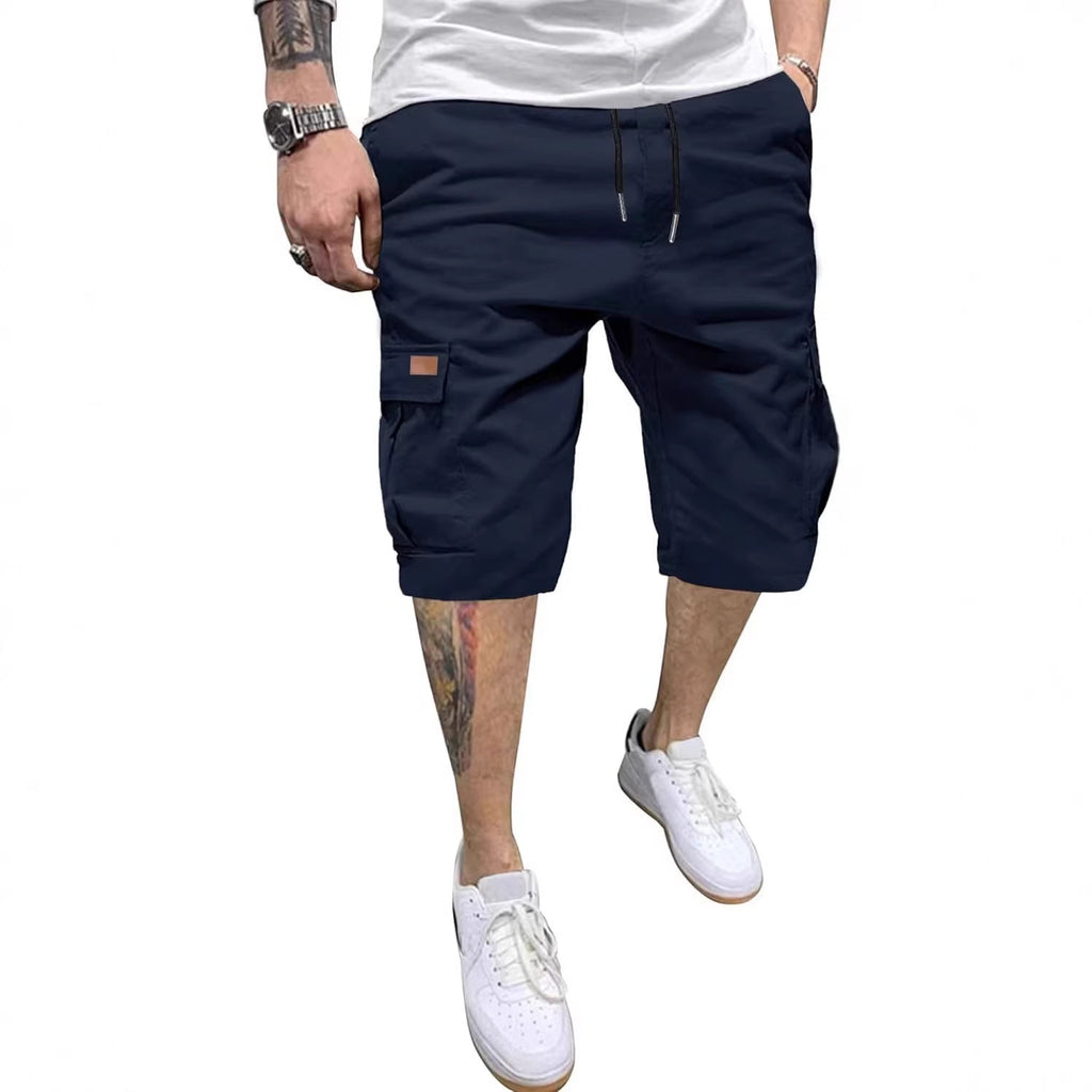 Casual Relaxed-fit Quick-drying Breathable Shorts With Multiple Pockets