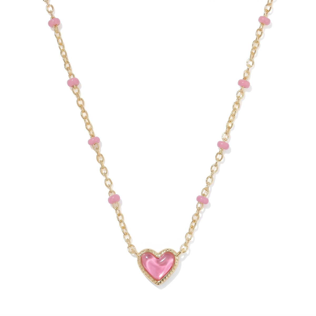 Geometric Irregular Cross And Heart Necklace