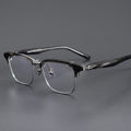 Mens Myopic Eyeglass Frames For Wide Faces, Pure Titanium Version