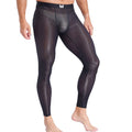 Ice Silk Nude Feel Yoga Pants Thin Men's Long Johns