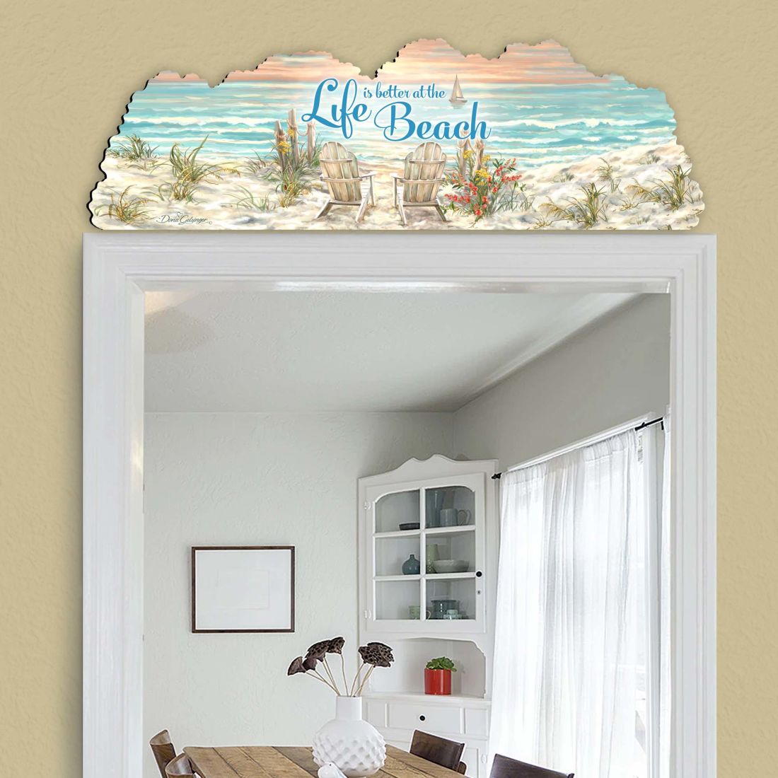 Life is Better Coastal Outdoor Decor by D. Gelsinger - Coastal Sea-Life Decor - 8461034F-1912
