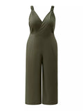 Smocked Wide Leg Jumpsuit