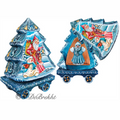 Holiday Express Santa Surprise Tree Box 529213 by G DeBrekht