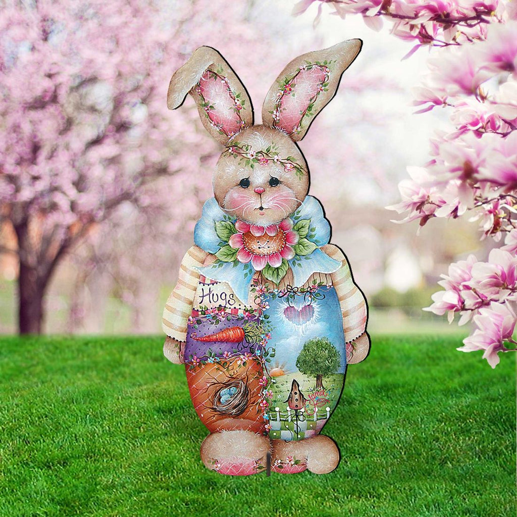 Bunny Easter Yard Sign  by Jamie Mills-Price - Easter Spring Decor - 8457601F