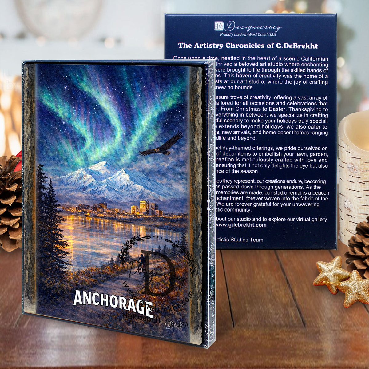 Under the Aurora Greeting Card by G. Debrekht - 97131GC