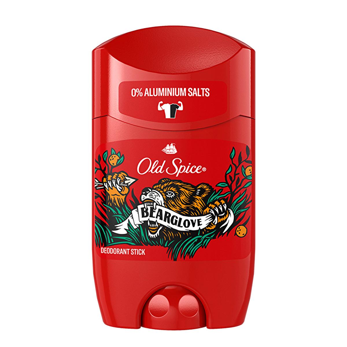 Old Spice Bearglove: Long Lasting Men's Deodorant Stick - Powerful Odor & Stain Protection, Masculine Scent