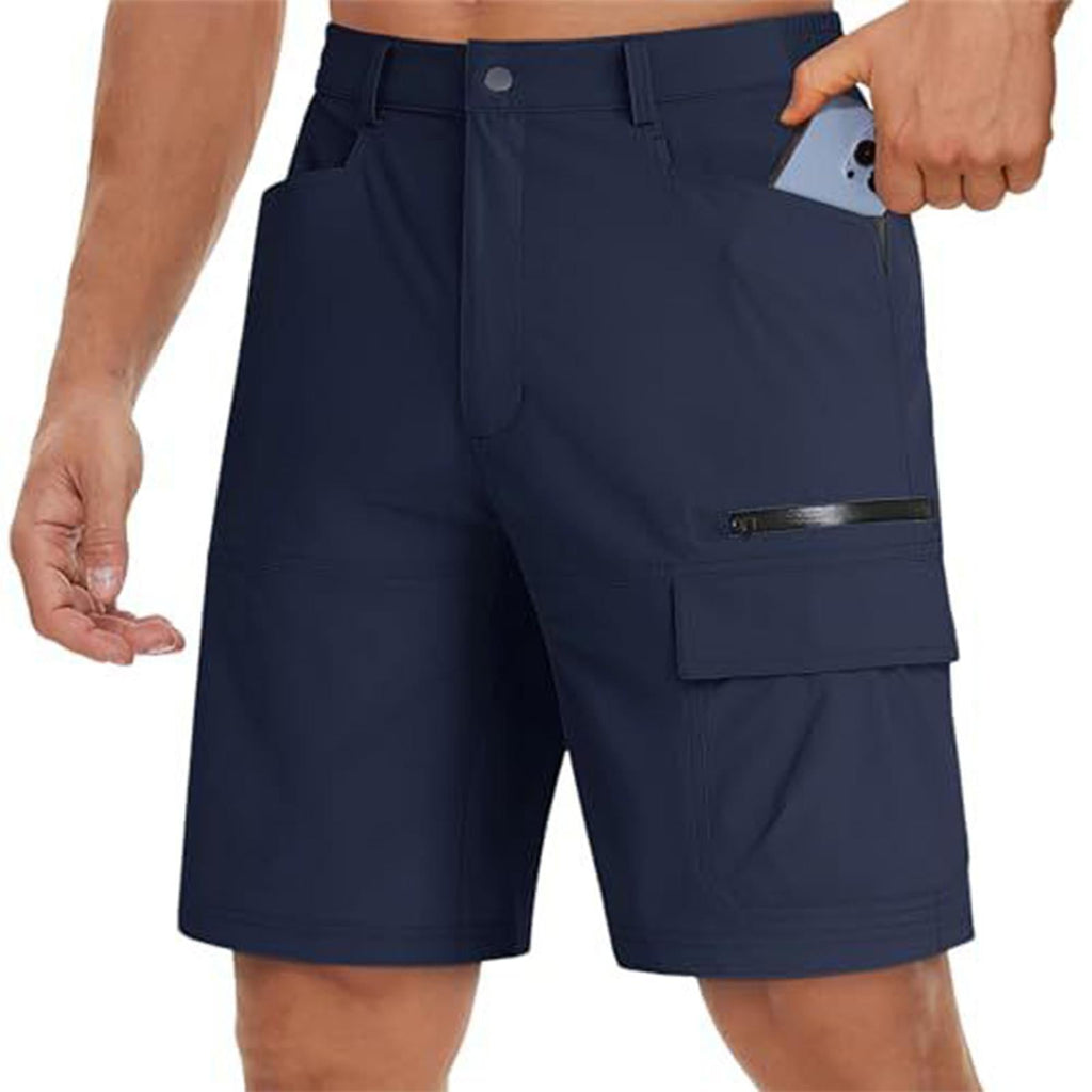 Men's Summer Work Shorts With Multiple Pockets, Outdoor Travel Pants, Wholesale In Stock