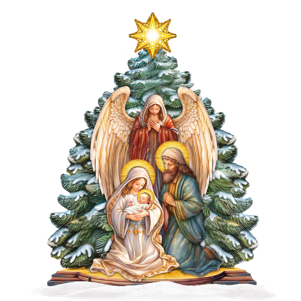 Holy Family Nativity Outdoor Decor by G. Debrekht - Nativity Holiday Decor - 8611042F