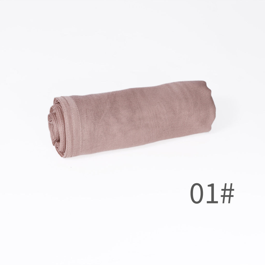 Modal Breathable Scarf Womens Solid Color