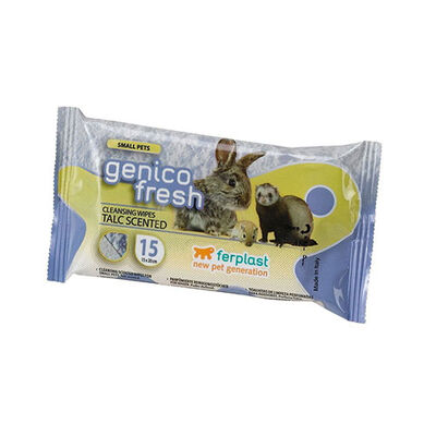 Ferplast Genico Fresh Small Animal Cleaning Wipes 15 Count