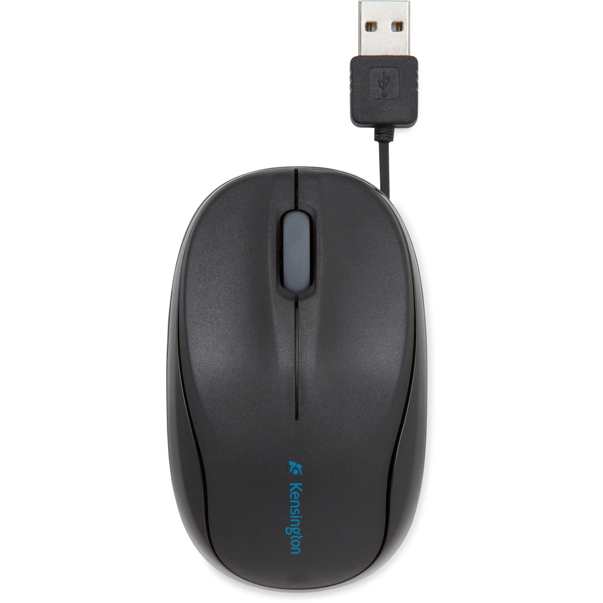 Kensington pro fit retractable mobile mouse (black, 1000dpi)
