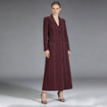 Stylish And Elegant Long-sleeve Trench Coat For Women
