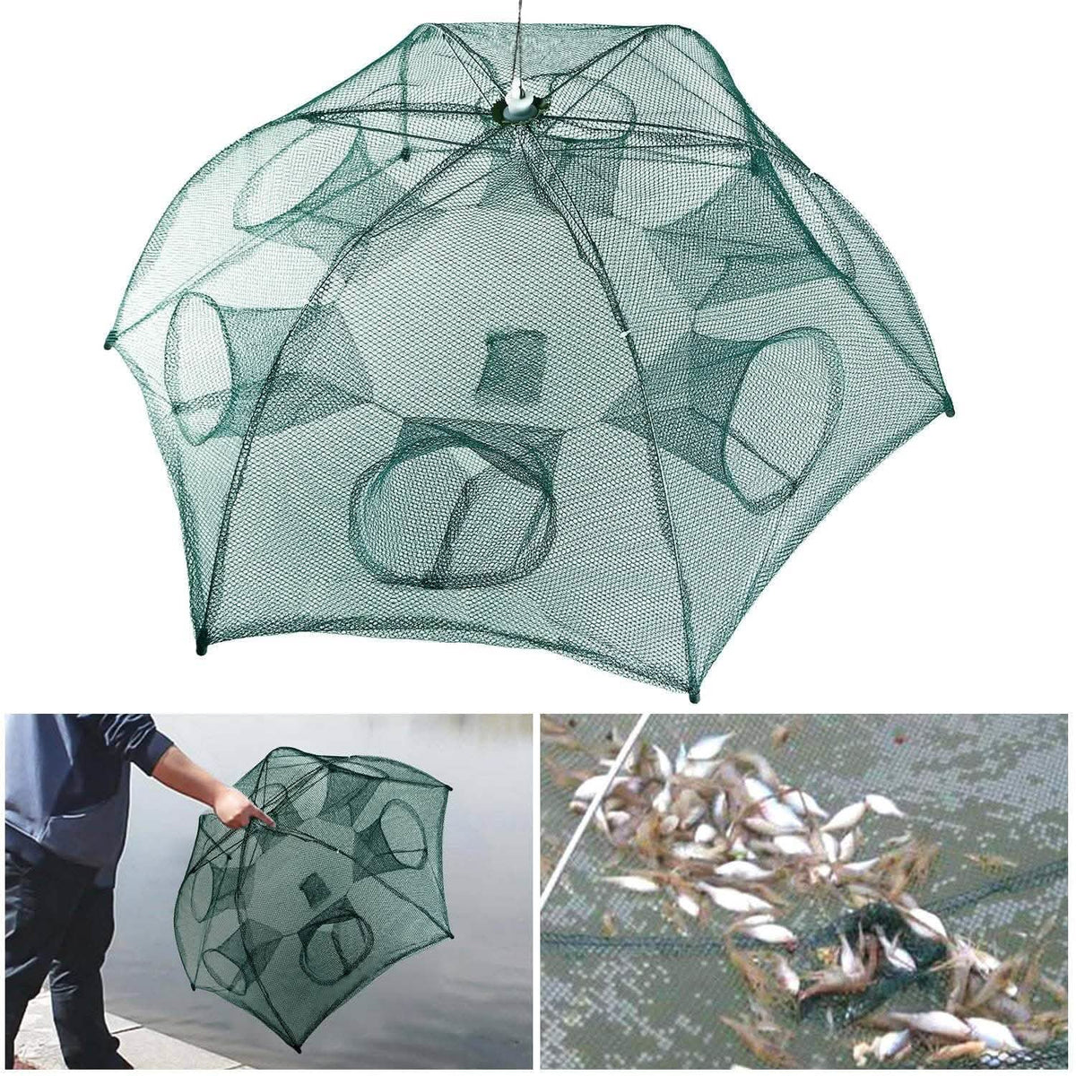 Fishing Trap Net Portable - Fishing Bait Trap