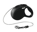 Flexi New Classic Retractable Cord Dog Leash Black XS 3m