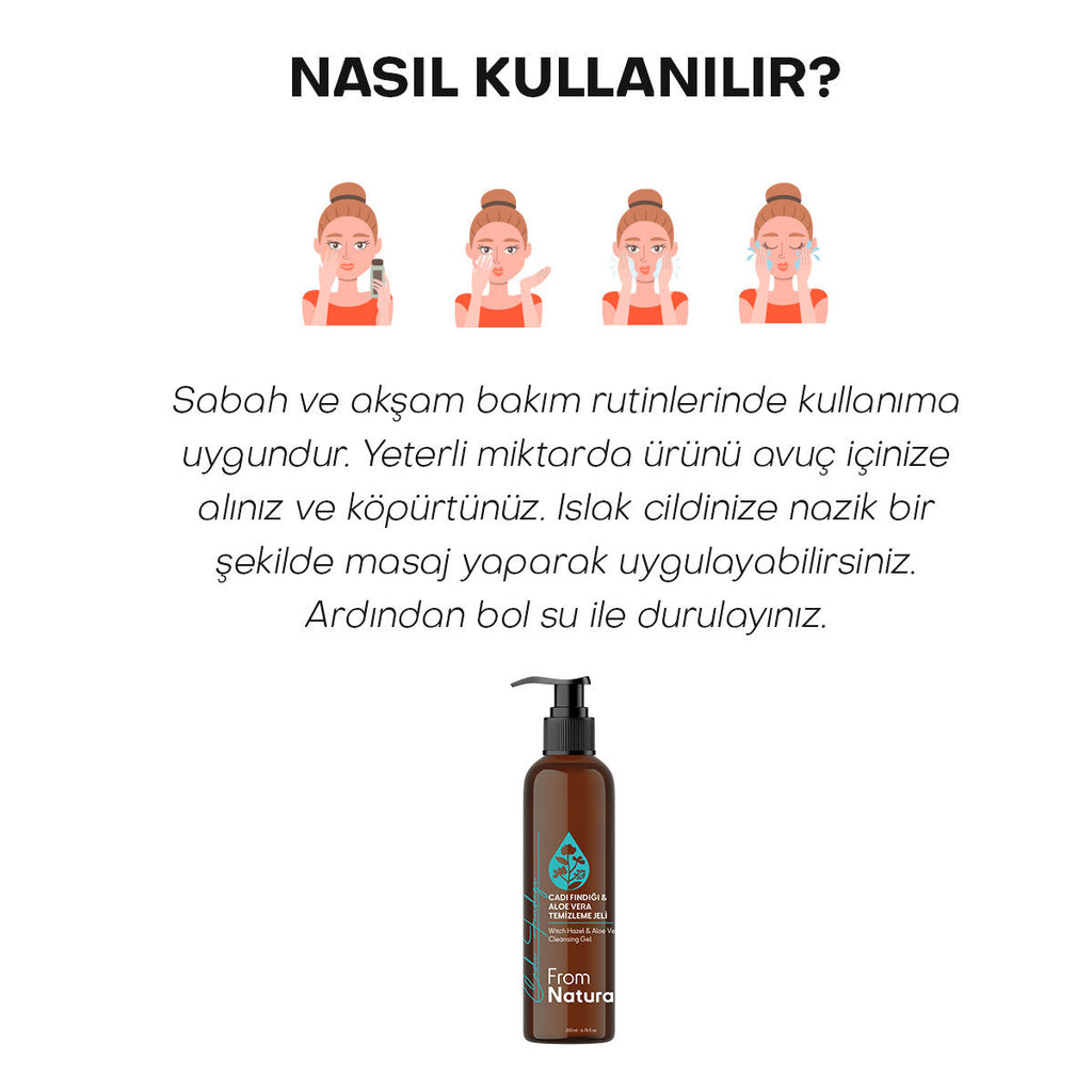 From Natura Witch Hazel & Aloe Vera Cleansing Gel 200 ml