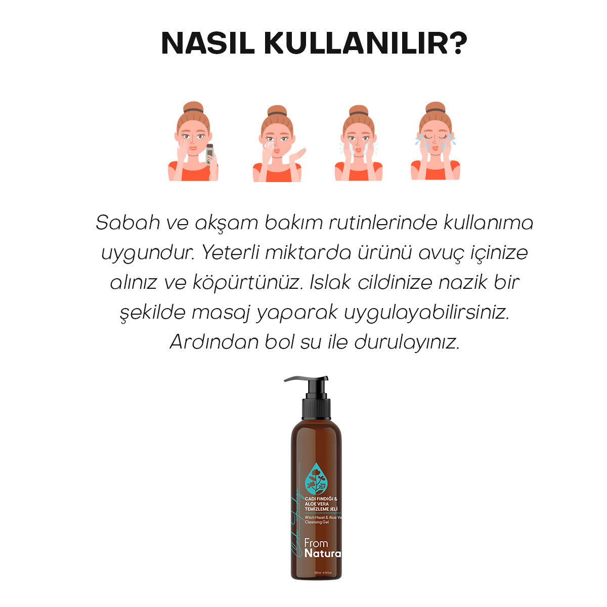 From Natura Witch Hazel & Aloe Vera Cleansing Gel 200 ml
