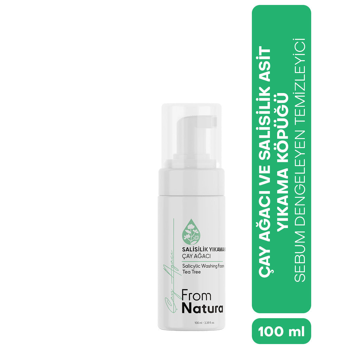 From Natura Tea Tree & Salicylic Acid Cleansing Foam 100 ml