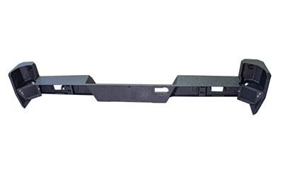 BUMPER REAR STEEL BLACK