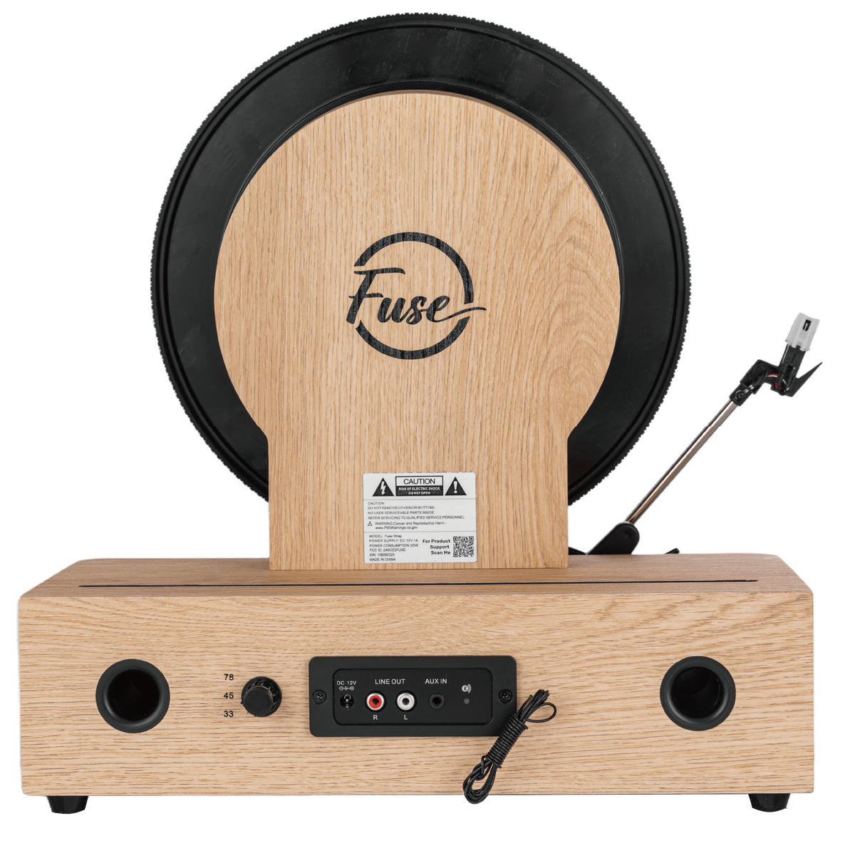Fuse Wrap Vertical Vinyl Record Player