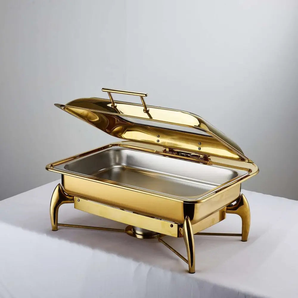 Gold Stainless Steel Hotel Restaurant Bufei Buffet Stove