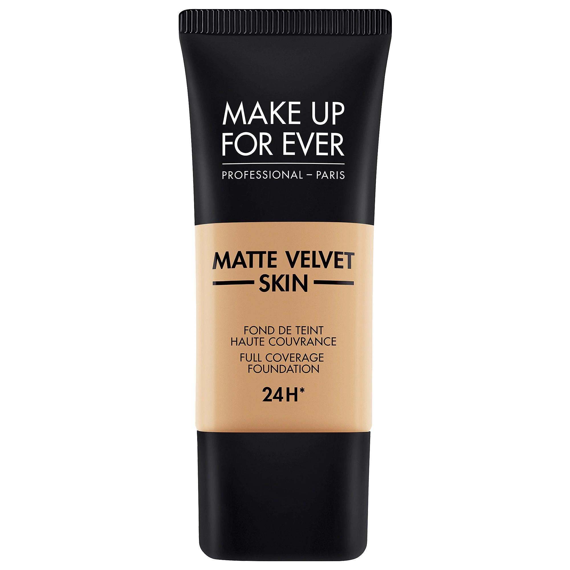 Matte Velvet Skin Full Coverage Foundation | 24H Waterproof, Oil Control - Flawless Matte Finish