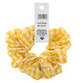 Eklips Gingham Scrunchie Yellow Hair Accessory 1 pc