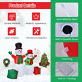 6 Feet Christmas Inflatable Snowmen Blow Up Christmas Decoration