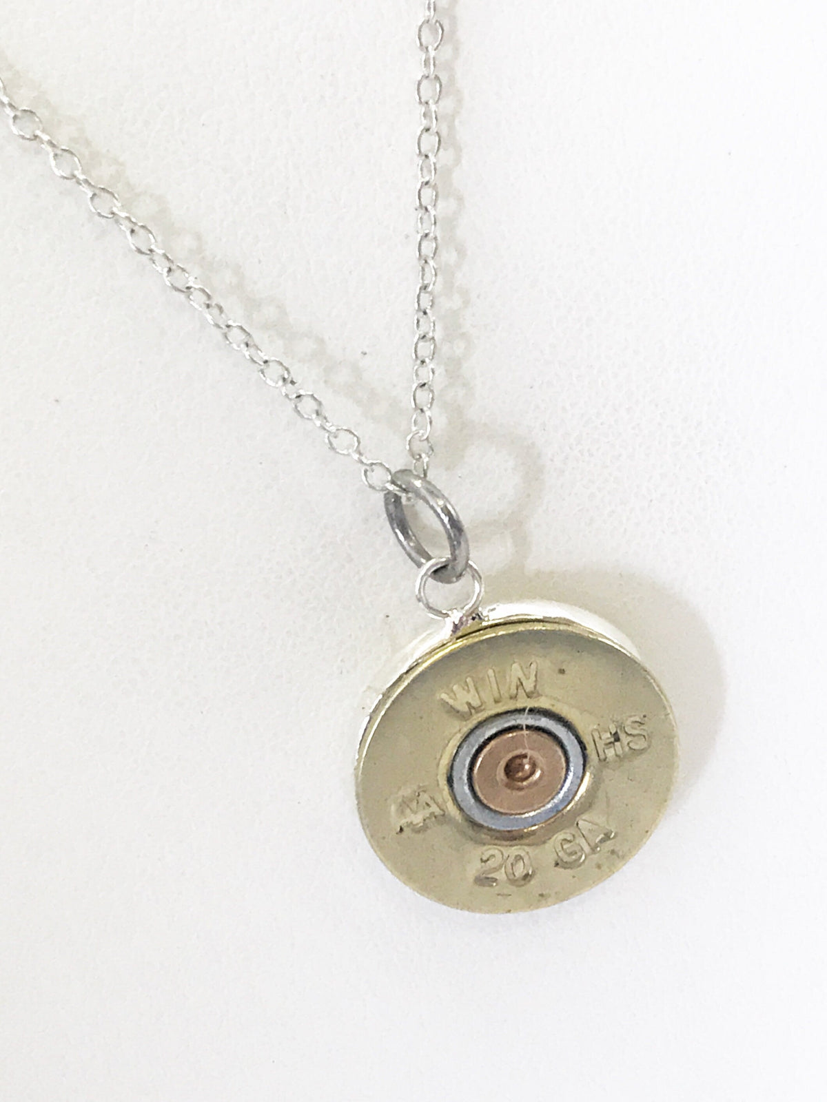 Shotgun Shell Necklace, Shotgun Shell Jewelry, Shotgun Shell Pendant Necklace, Shooting Sports Gifts, Southwest Style Jewelry
